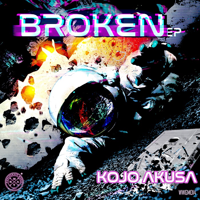 Broken EP glitch collage artwork by Kojo Akusa